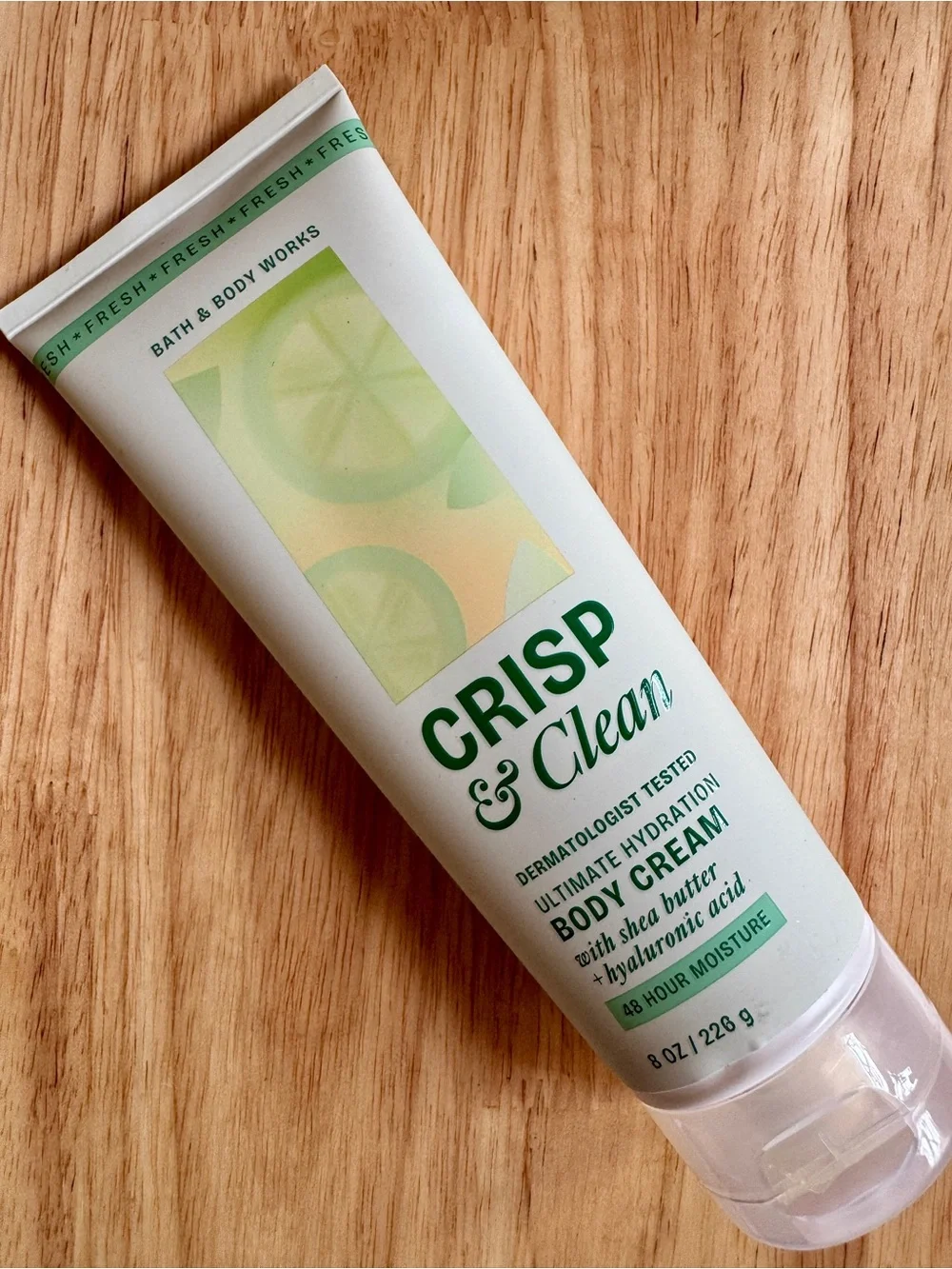 Bath & Body Works Crisp & Clean 3Piece Set - Light Green
